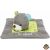 Trixie Játék Macskának Junior Alvókendő Medve 13x13cm