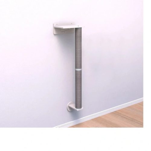 Trixie Kaparófa Macskának Falraszerelhető, 35x130x25cm, Fehér/Szürke