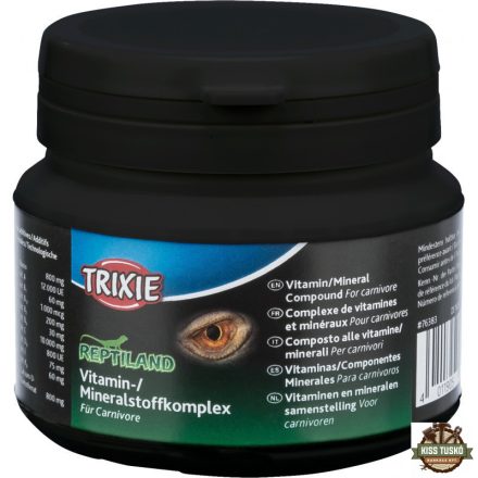 Trixie Vitamin és ásványi por húsevő hüllőknek 80gr
