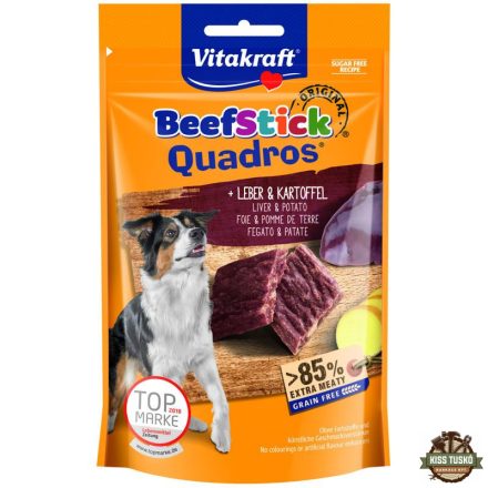 Vitakraft Beef Stick Kutya Jutalomfalat Quadros Máj & Burgonya 70g