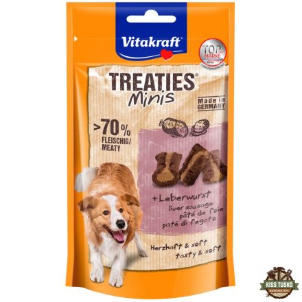 Vitakraft Treaties Minis Kutya Jutalomfalat Májas 48g