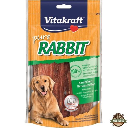 Vitakraft Rabbit Slices Kutya Jutalomfalat Nyúlhús Szeletek 80g