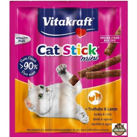 Vitakraft Cat Stick Jutalomfalat Mini Pulyka & Bárány 3x6g