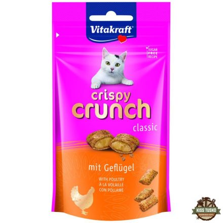 Vitakraft Crispy Crunch Macska Jutalomfalat Szárnyas Hússal 60g