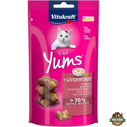 Vitakraft Cat Yums Jutalomfalat Puha Májjal 40g