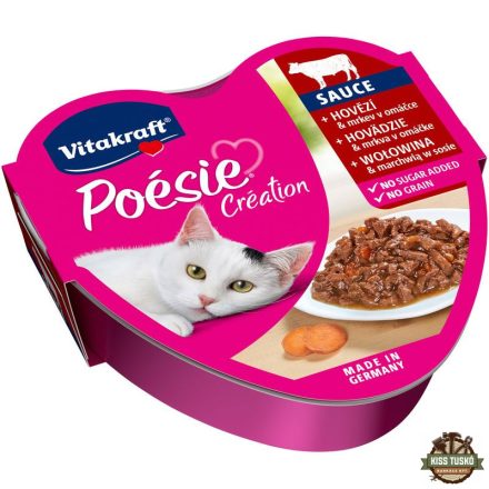 Vitakraft Poésie Macska Alutál Marha & Sárgarépa 85g