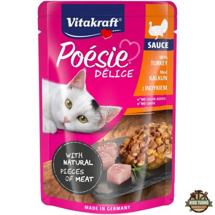 Vitakraft Poésie Delice Macska Alutasak Pulyka 85g