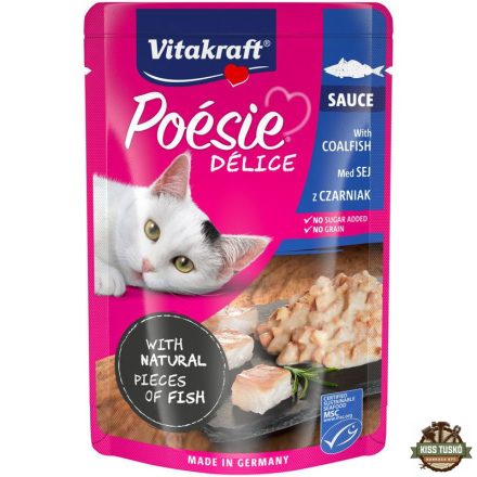 Vitakraft Poésie Delice Macska Alutasak Fekete Tőkehal 85g