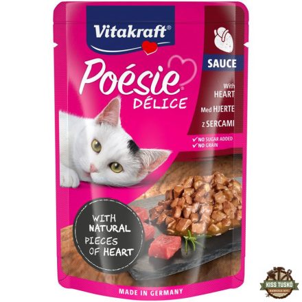 Vitakraft Poésie Delice Macska Alutasak Szív 85g