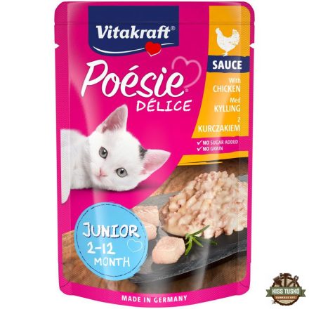 Vitakraft Poésie Delice Junior Macska Alutasak Csirke 85g