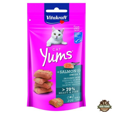 Vitakraft Cat Yums Jutalomfalat Puha Lazac 40g