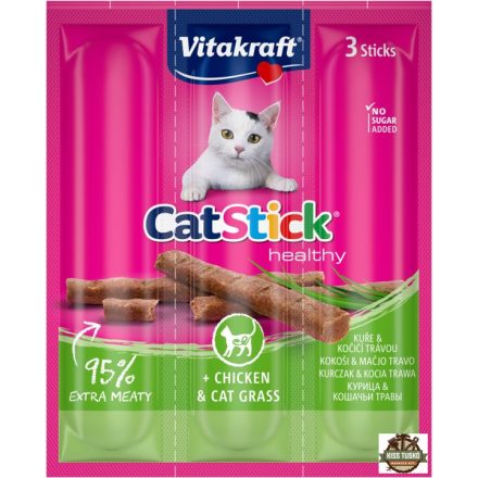 Vitakraft Cat Stick Jutalomfalat Mini Csirke & Macskafű 3x6g