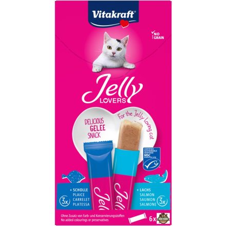 Jelly Lovers Zselés Jutalomfalat Lazaccal 6x15g