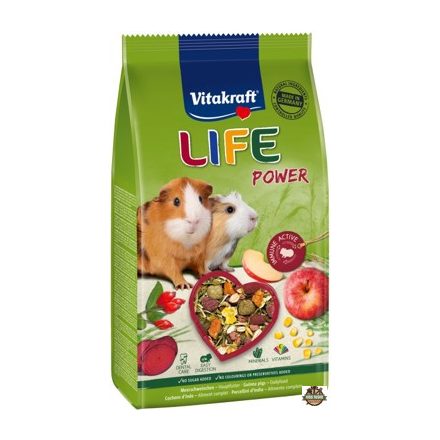 Vitakraft Life Power Tengerimalac eledel 600g