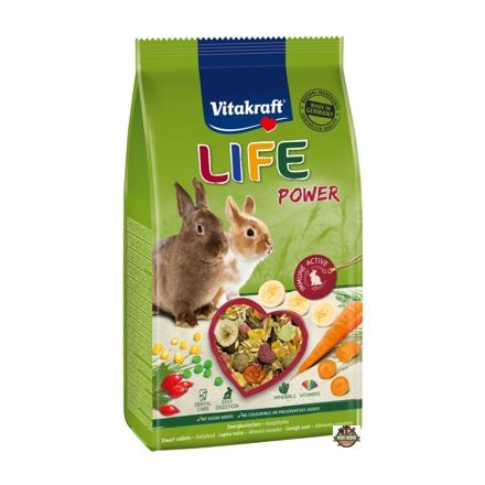 Vitakraft Life Power Nyúleledel 600g