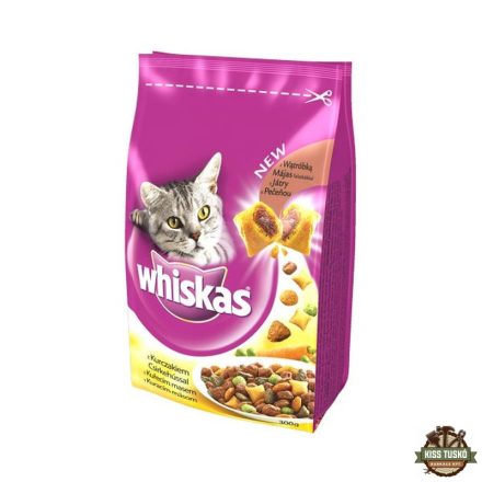 Whiskas Száraz Csirke -Májas Falat 300g