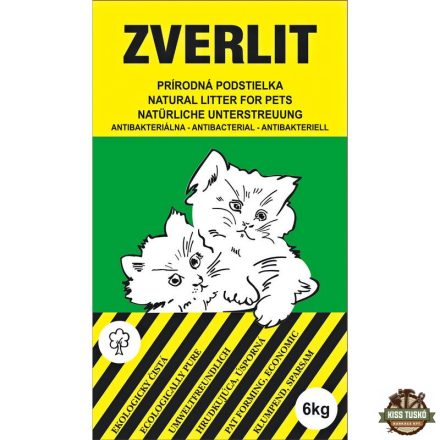 Zverlit macskaalom bentonit 3-4 mm zöld 6kg