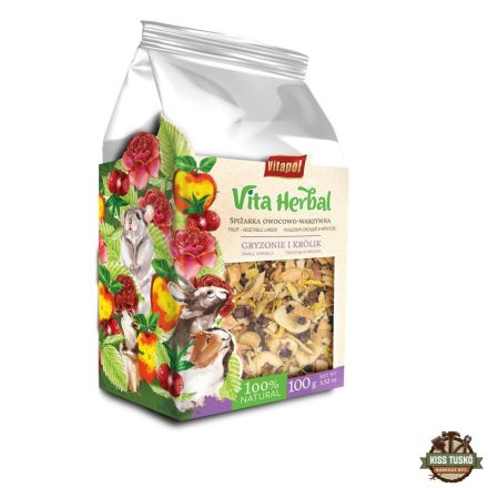 Vitapol Vita Herbal Kisállatoknak Zöldség Gyümölcs Keverék 100g