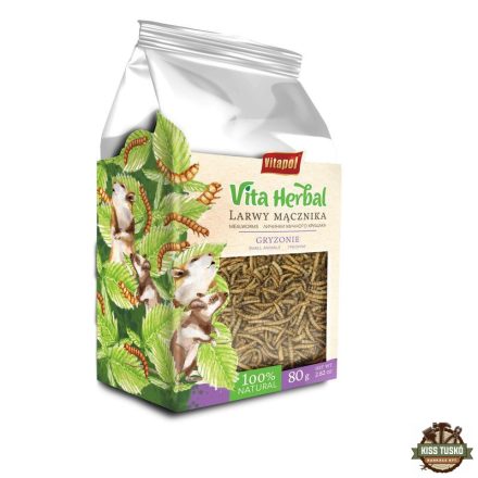 Vitapol Vita Herbal Kisállatoknak Lisztkukacok 80g