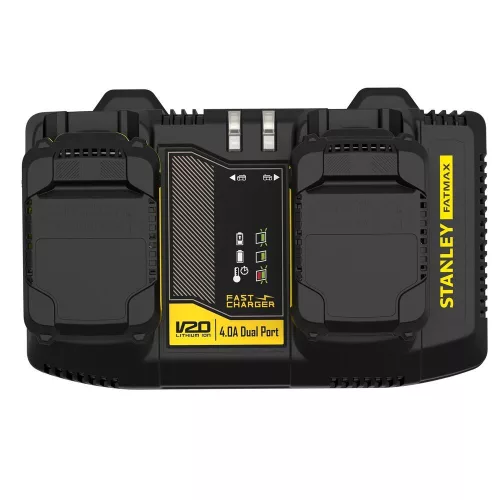 Stanley FatMax V20 Két portos töltő + USB port