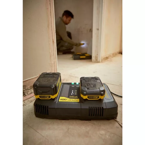 Stanley FatMax V20 Két portos töltő + USB port