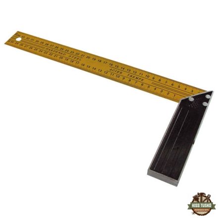 asztalos derékszög; 350×160mm, (festett alumínium) mm beosztással