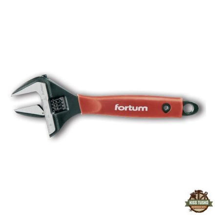 állítható villáskulcs BW sorozat, 22,5 fok,61CrV5; gumírozott markolat, 212mm, / 8", foszfátozott, 0-38mm tartomány