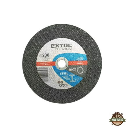 vágókorong acélhoz/inoxhoz, kék; 125×1,6×22,2mm, max 12200 ford/perc, (darabáras, de csak ötösével rendelhető)