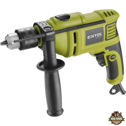 ütvefúrógép 550W; kulcsos tokmány, max. 13mm, 0-3000 ford/perc, papírdoboz