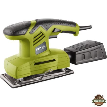 vibrációs csiszológép 200W, 90×187mm; 11000/perc, alu és tépőzáras talp