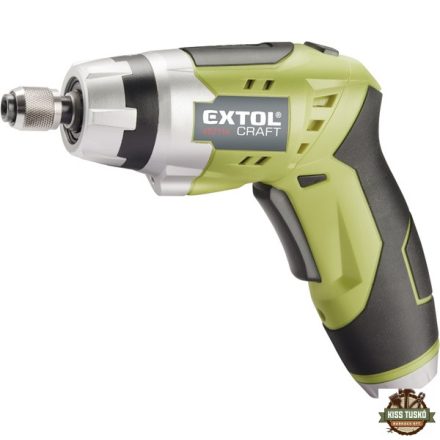 akkus csavarbehajtó, Li-ion; 3,6V, 1300 mAh,  200 1/min, 1/4", hatszög BIT-ekhez, elforgatható
