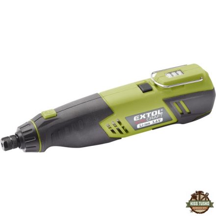 akkus mini köszörű és fúrógép, Li-ion; 3,6V, 1300 mAh, ford.:18000 1/min, befogás 3,2mm