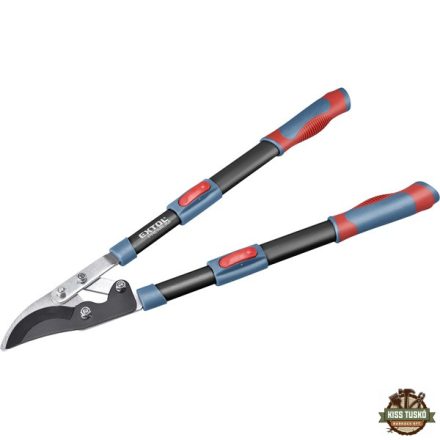 ágvágó olló; mellévágó, tapadásmentes él, max.45mm vágás, teleszkópos nyél, gumírozott fogantyú, 670-940 mm