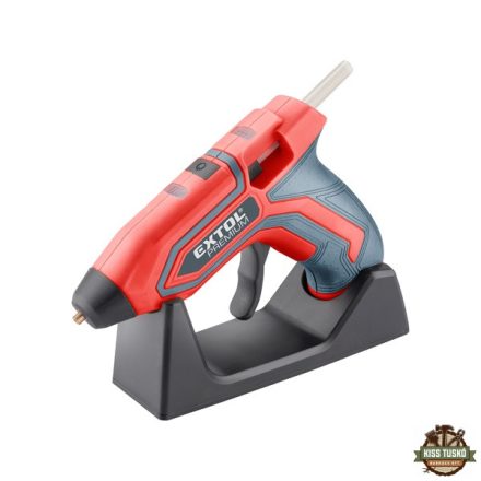 akkus melegragasztó pisztoly, 4V, 1500 mAh Li-ion akku, stift átm: 7,2 mm