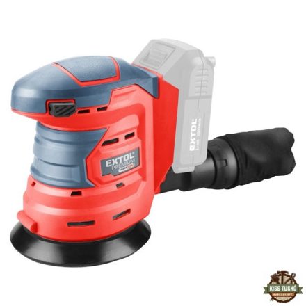 akkus rotációs (excentrikus) csiszoló, Share20V, 20V, Li-ion, 125 mm,ford.: 10.000 f/perc, AKKU és TÖLTŐ NÉLKÜL