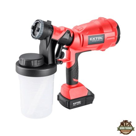 akkus festékszóró gép, Share20V, 20V, Li-ion, 1db akku, 1db töltő, 2000 mAh, 700 ml/perc