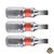behajtóhegy lapos, 3 db, S2 acél; 3×25mm, bliszteren
