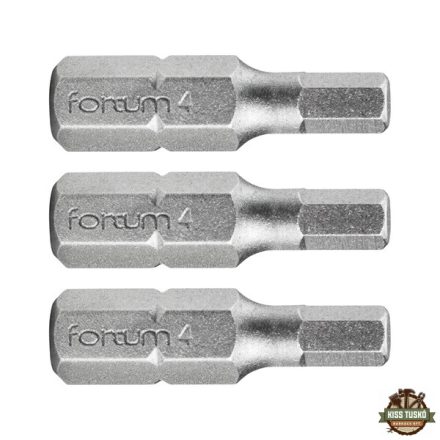 behajtóhegy HEX, 3 db, S2 acél; H 3×25mm, bliszteren