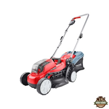 akkus fűnyíró gép, Garden20V, 20V, 2×2000mAh, Li-ion, vágási kapacítás 33cm, állítható magasság, szénkefe mentes