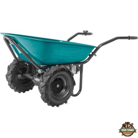 akkus talicska, 40V, Li-ion, 2 kerekes, differenciálmű, 1 akku, 1 töltő, 6000 mAh, max.260 kg, kefementes motor
