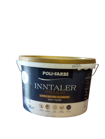 Poli-Farbe Inntaler Premium Latex Beltéri Falfesték - 2 Liter